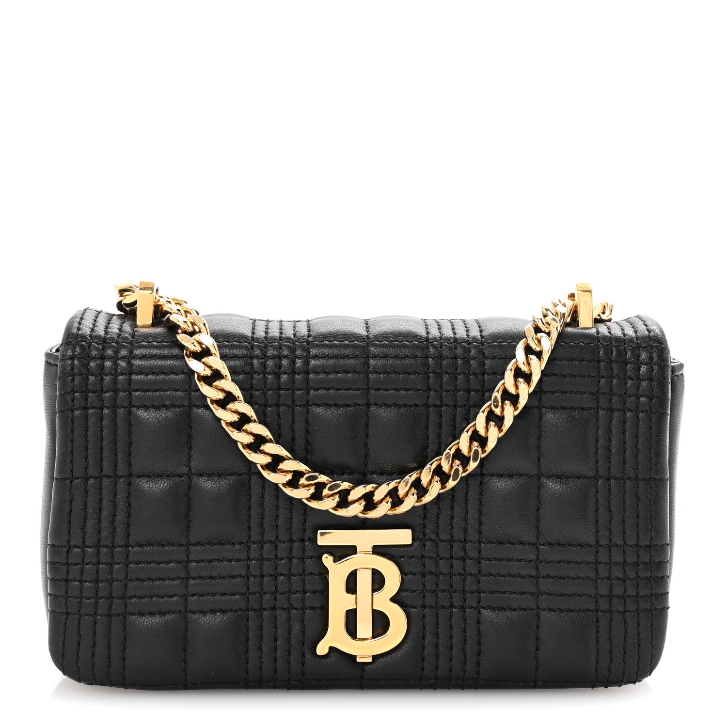 Lambskin Quilted Mini Lola Bag Black