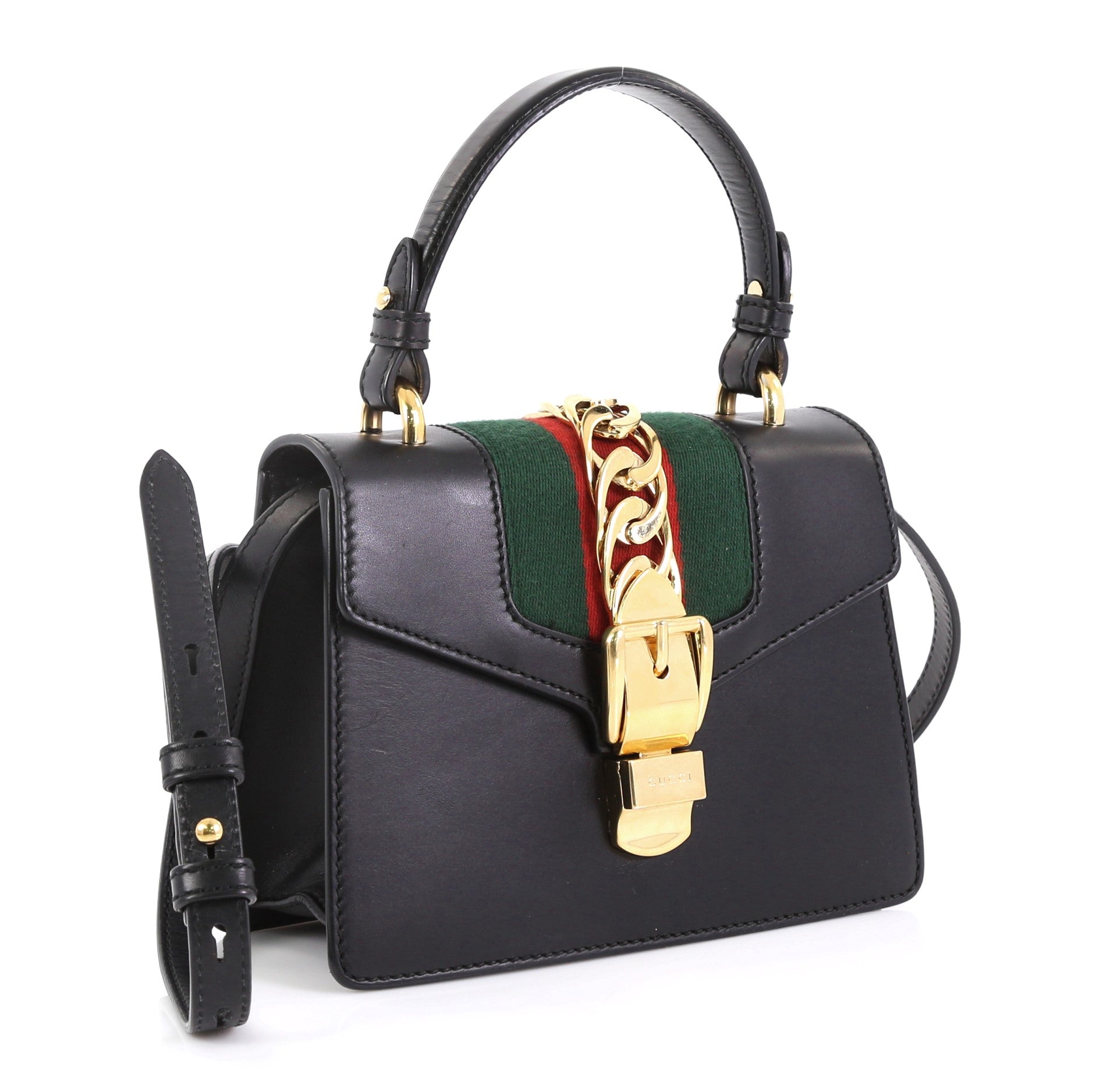 Sylvie Top Handle Bag Leather Mini