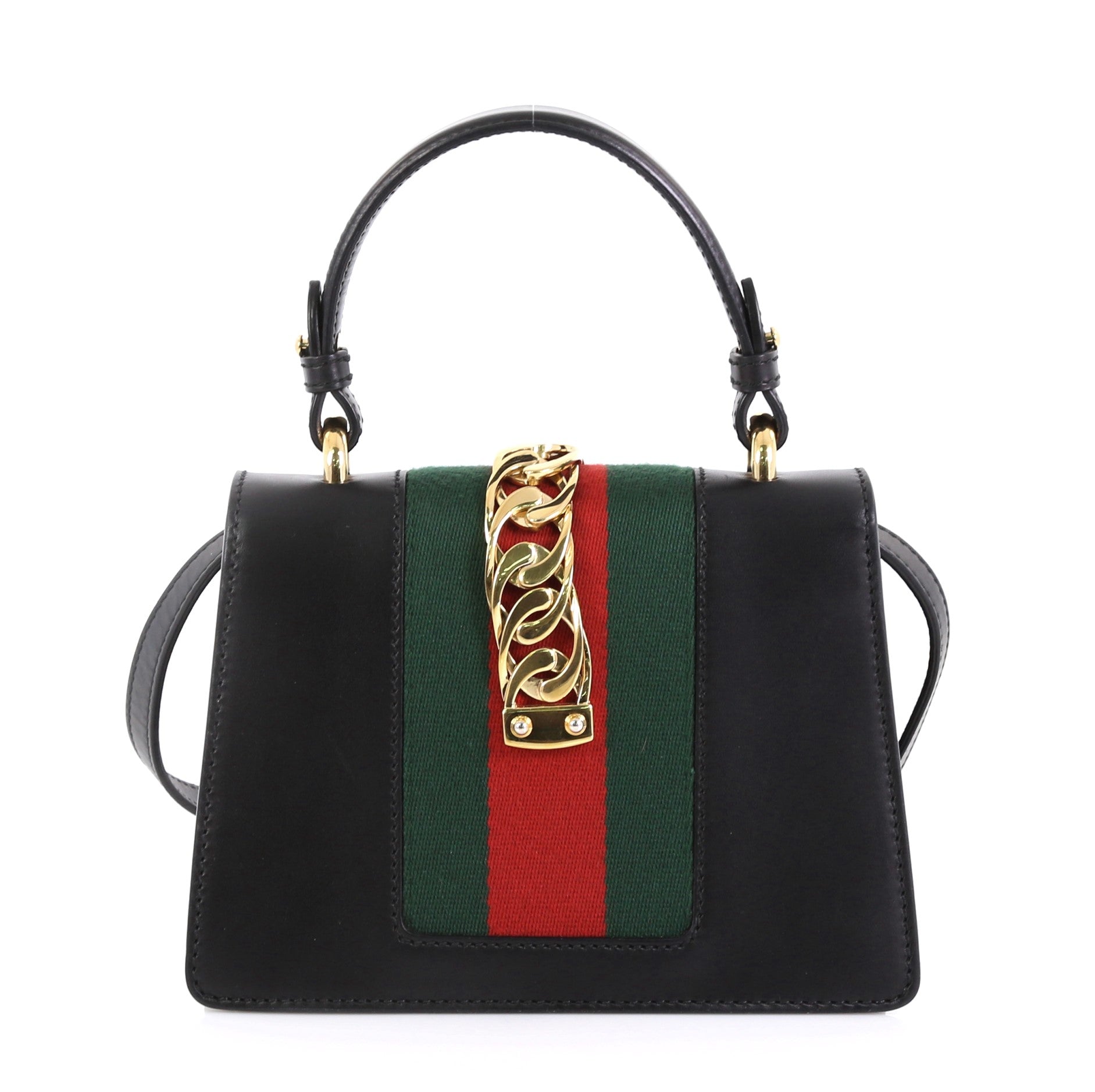 Sylvie Top Handle Bag Leather Mini