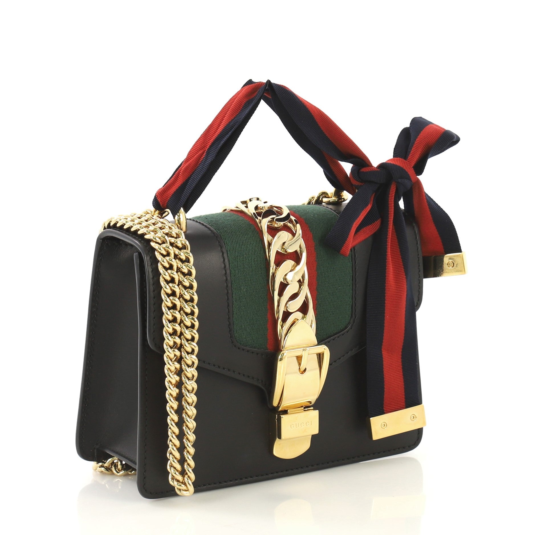 Sylvie Chain Shoulder Bag Leather Mini