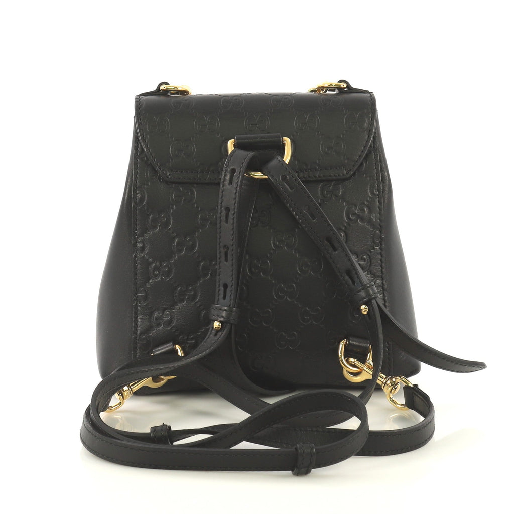 Padlock Backpack Guccissima Leather Mini