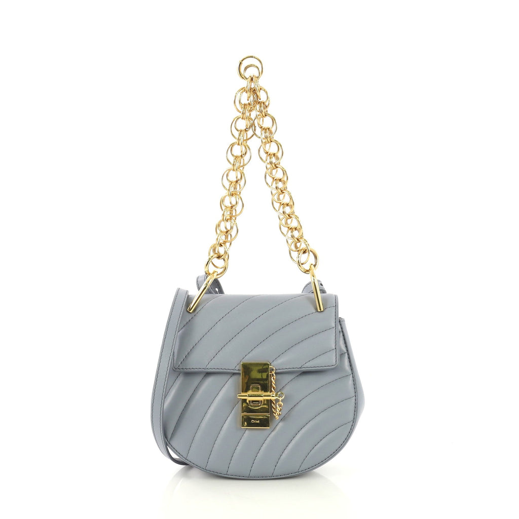 Drew Bijou Crossbody Bag Quilted Leather Mini