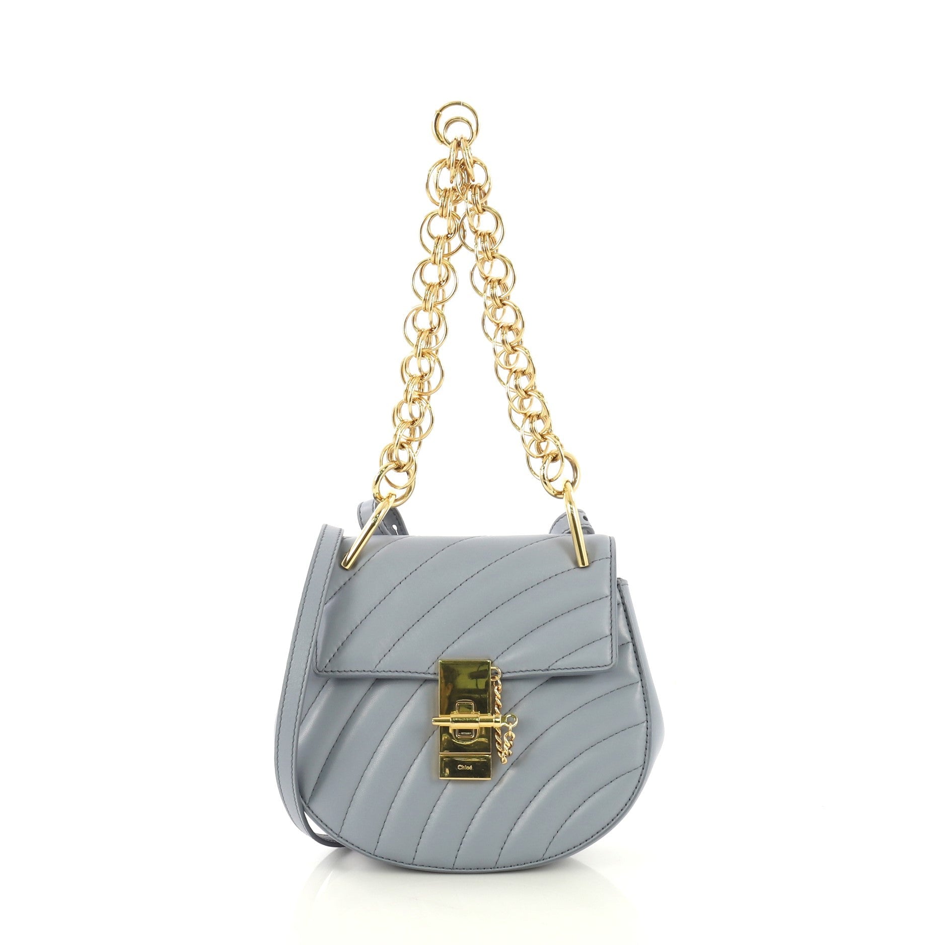 Drew Bijou Crossbody Bag Quilted Leather Mini