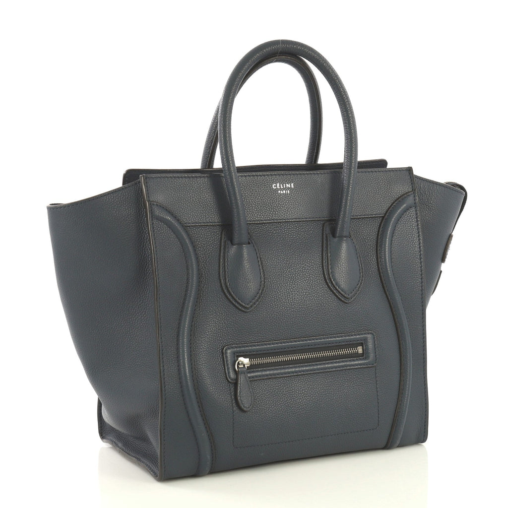 Luggage Handbag Grainy Leather Mini