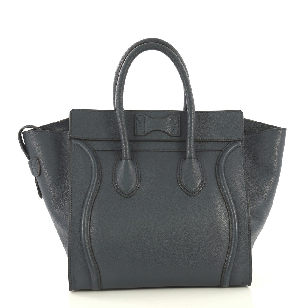 Luggage Handbag Grainy Leather Mini