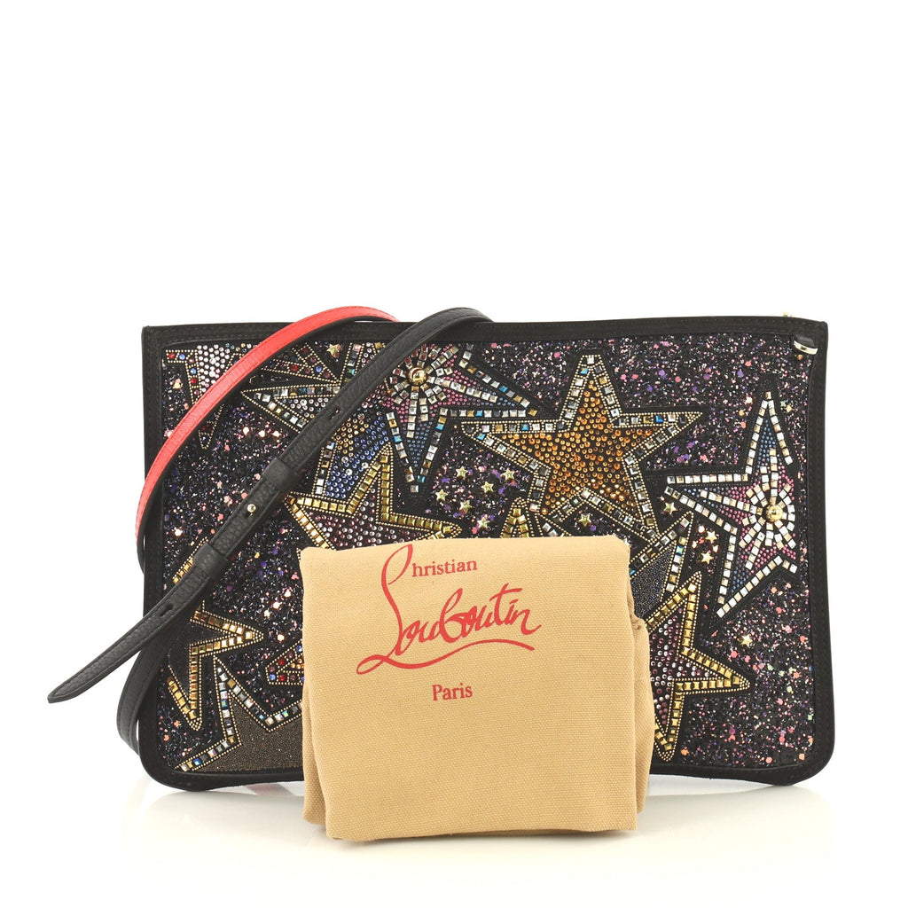 Loubiclutch Embellished Leather