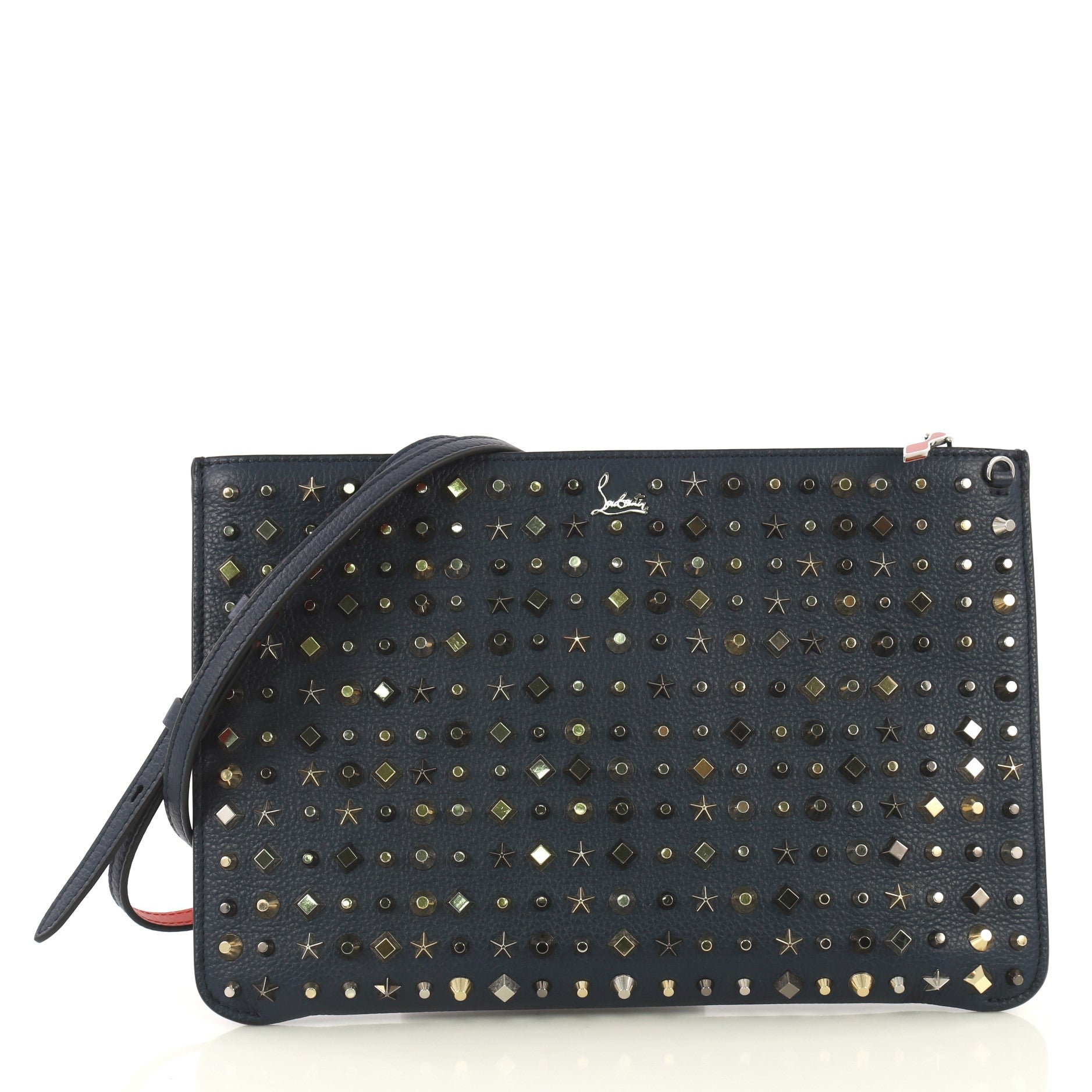 Loubiclutch Spiked Leather