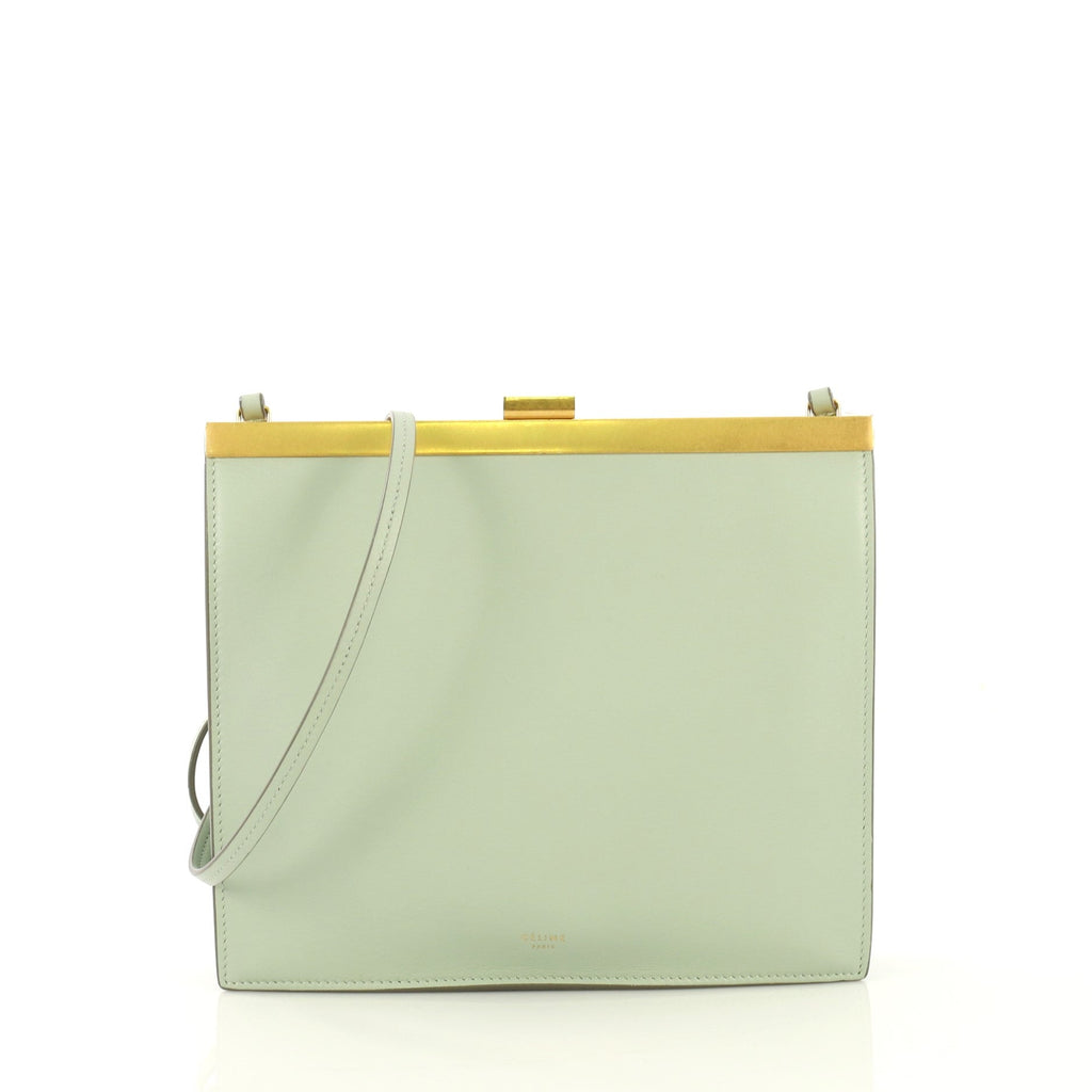 Clasp Crossbody Bag Leather Mini
