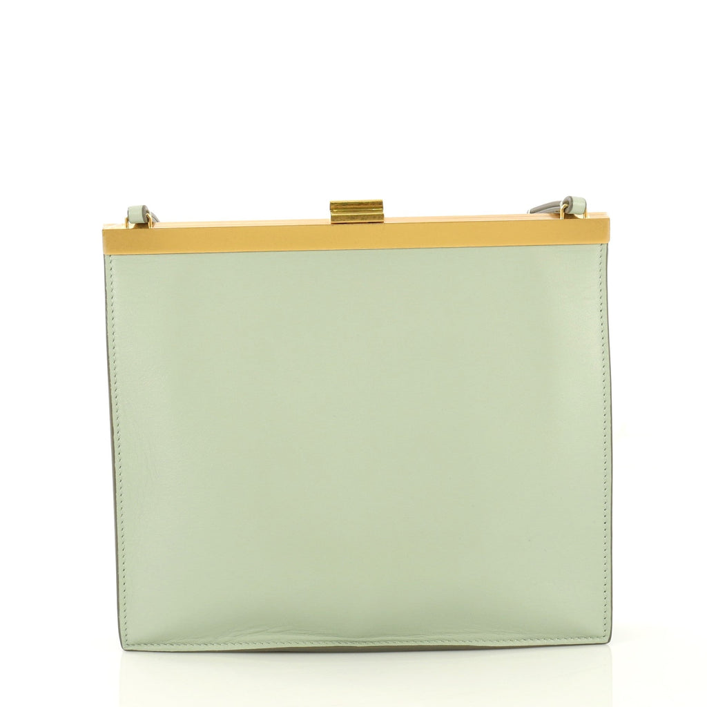Clasp Crossbody Bag Leather Mini
