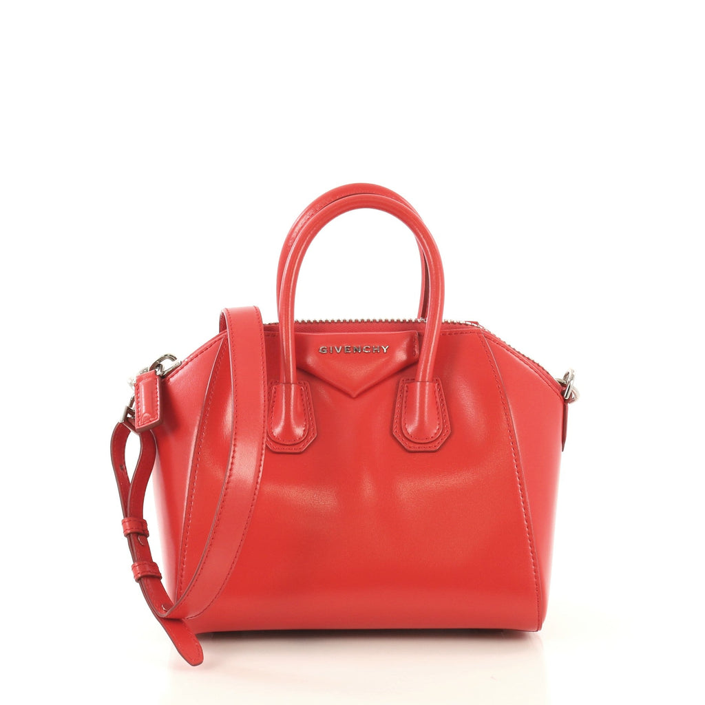 Antigona Bag Glazed Leather Mini