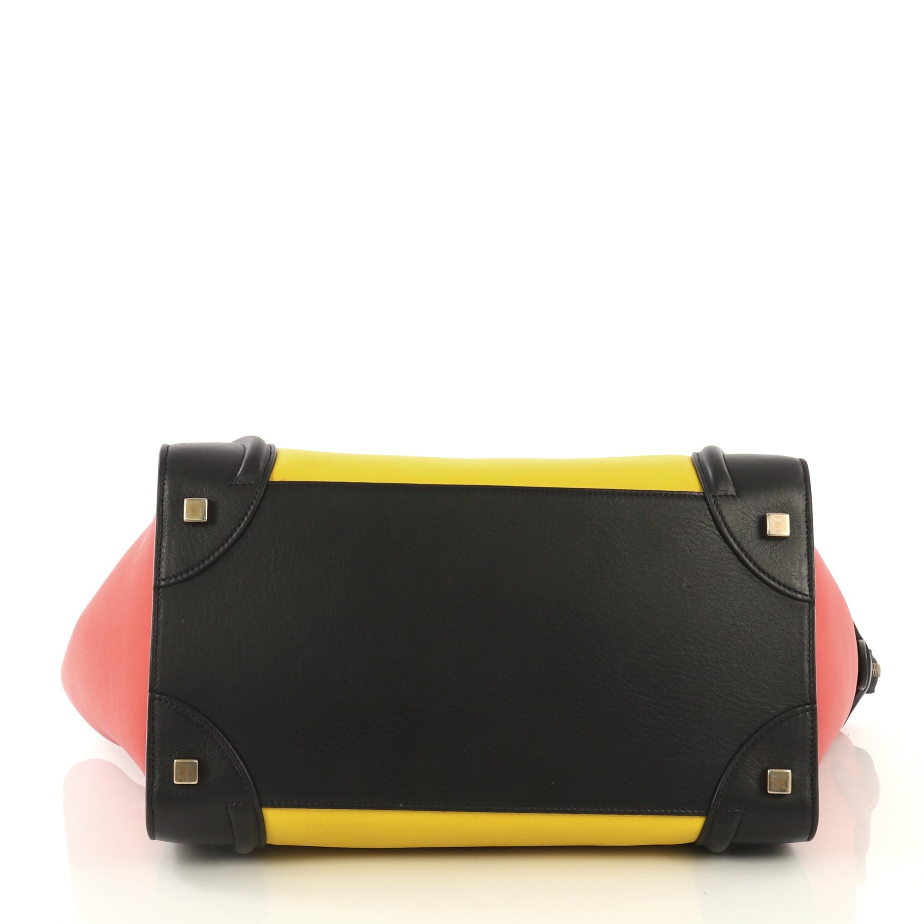 Multicolor Luggage Handbag Leather Mini