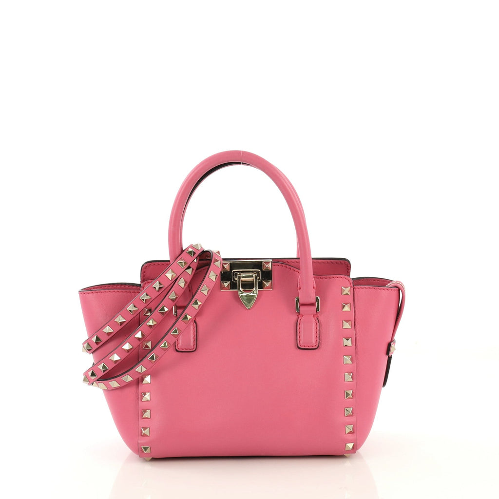 Rockstud Tote Rigid Leather Mini
