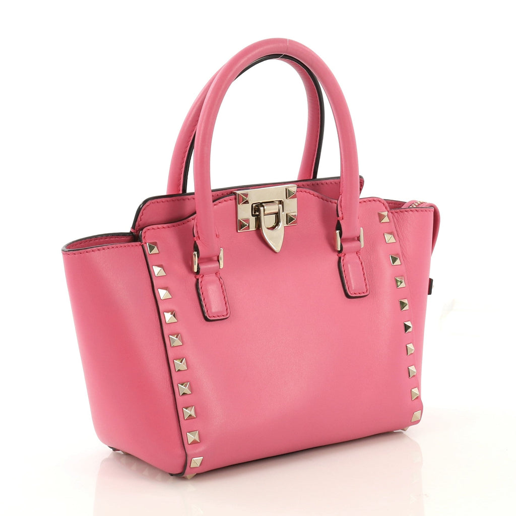 Rockstud Tote Rigid Leather Mini