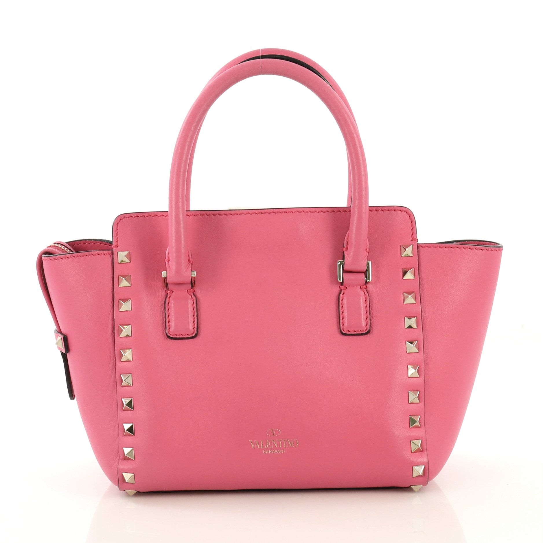 Rockstud Tote Rigid Leather Mini