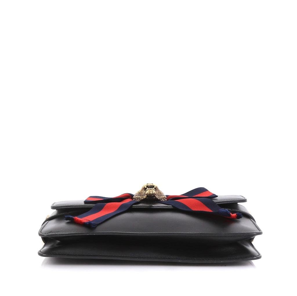 Animalier Broadway Bow Flap Bag Leather Mini
