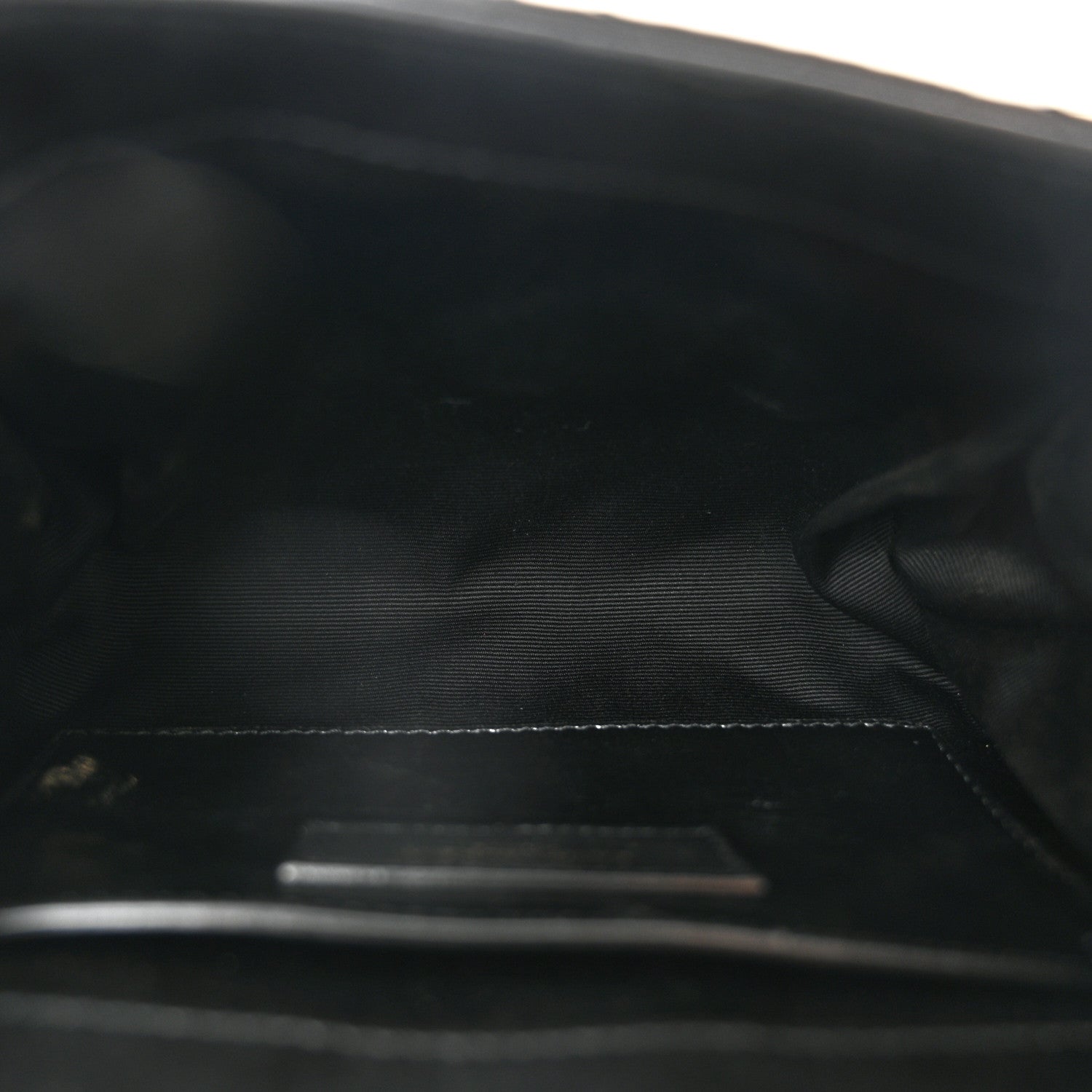 Lambskin Quilted Monogram Mini Nolita Black