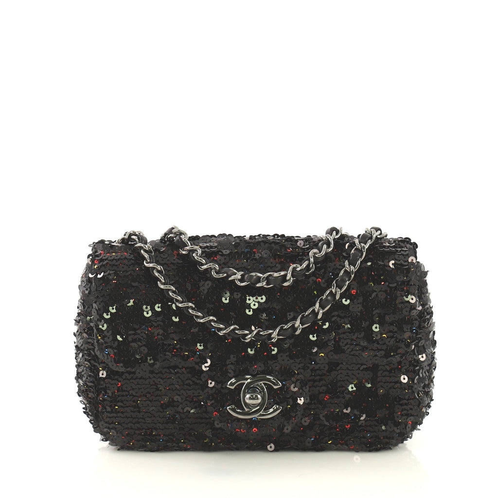 Flap Bag Sequins Mini