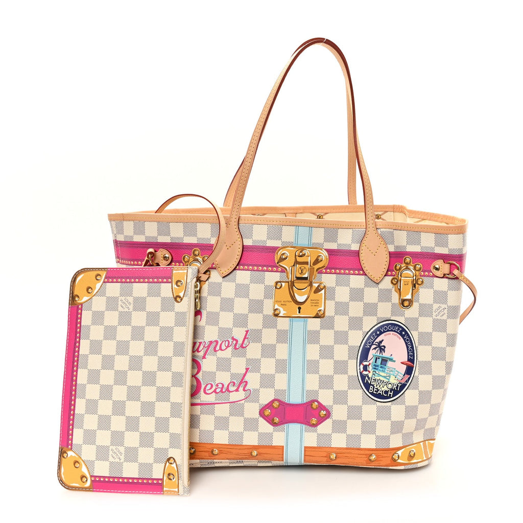 Damier Azur Summer Trunks Newport Beach Neo Neverfull MM