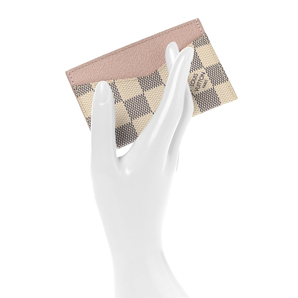 Damier Azur Daily  Holder Rose Ballerine