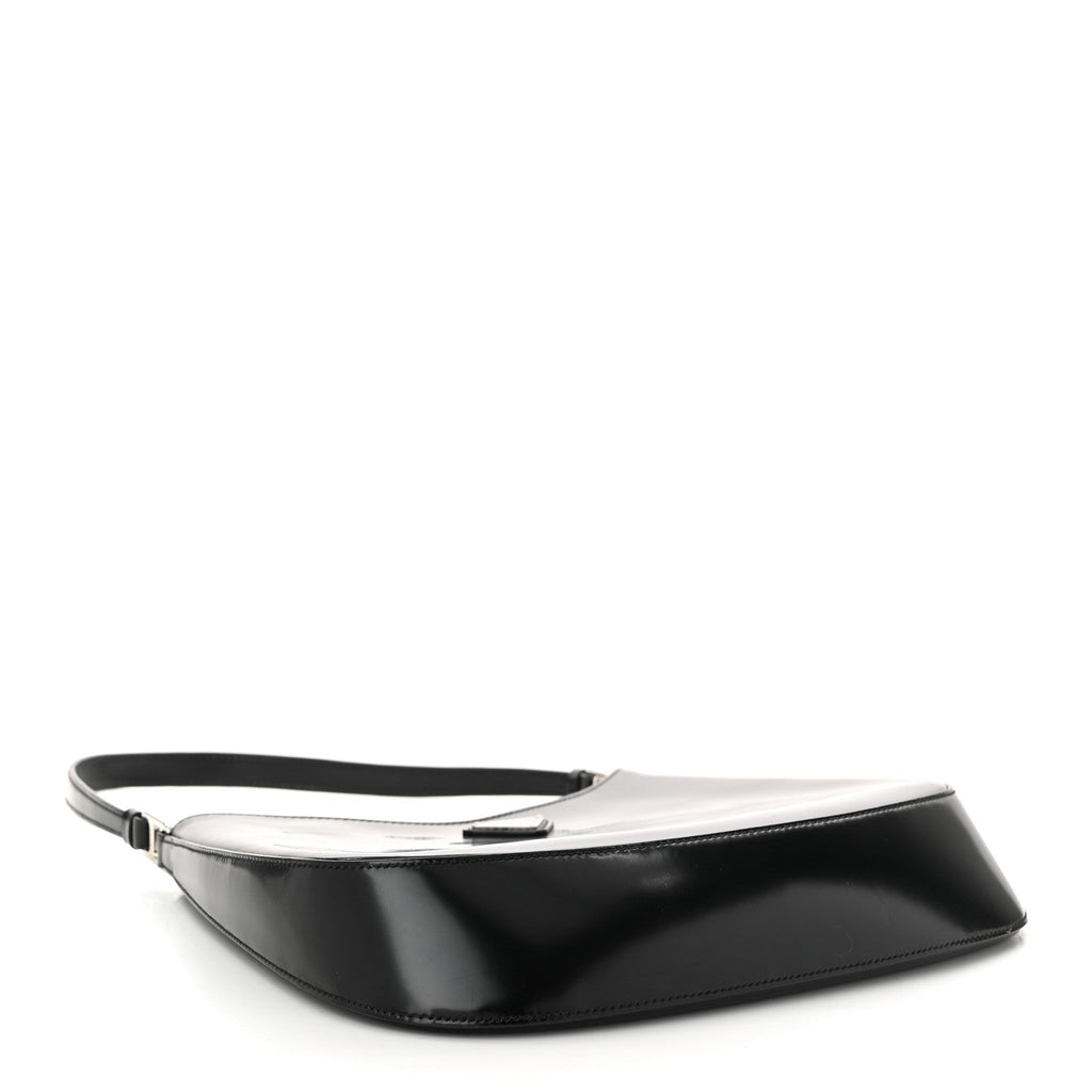 Spazzolato Cleo Shoulder Bag Black