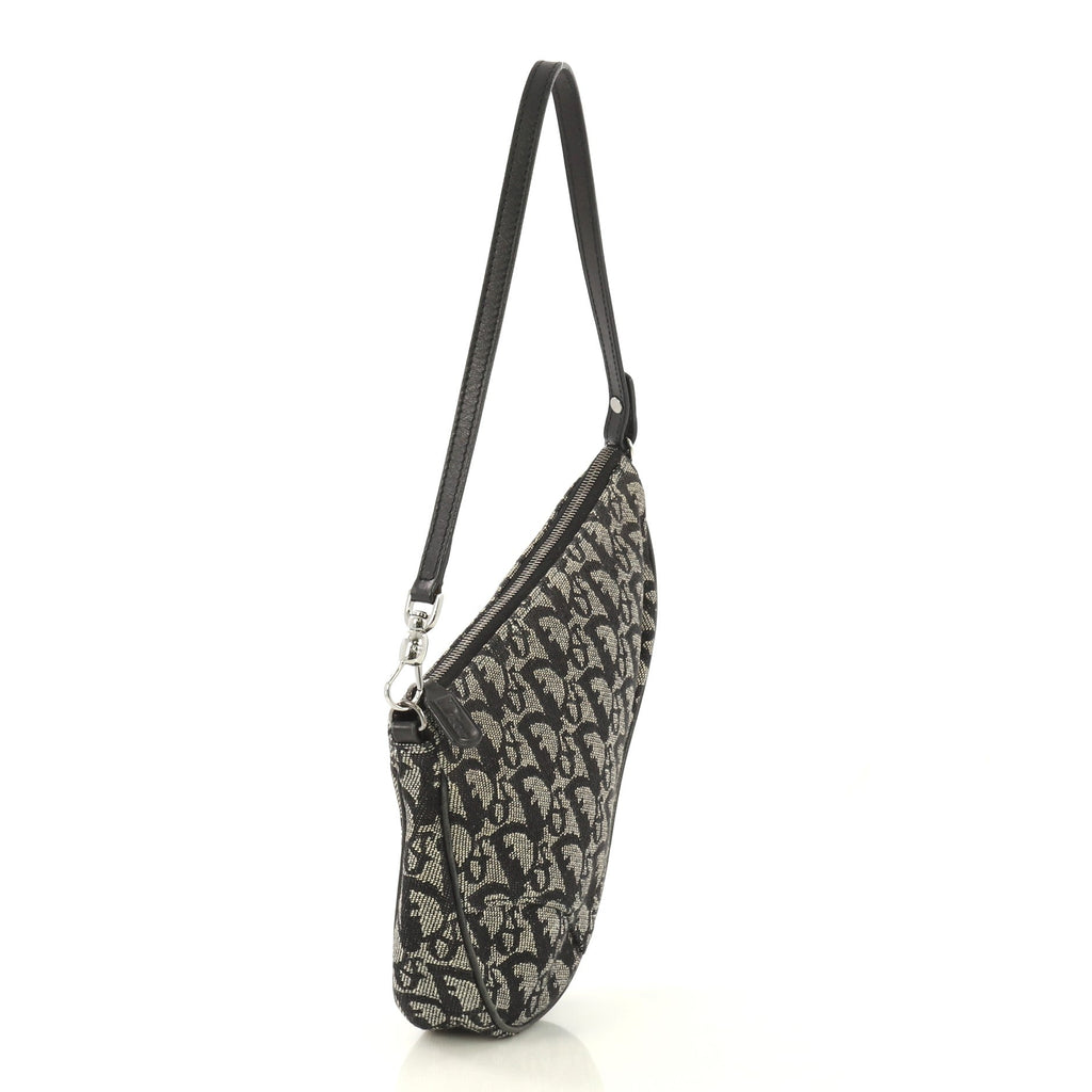Vintage Saddle Bag Diorissimo Canvas Mini