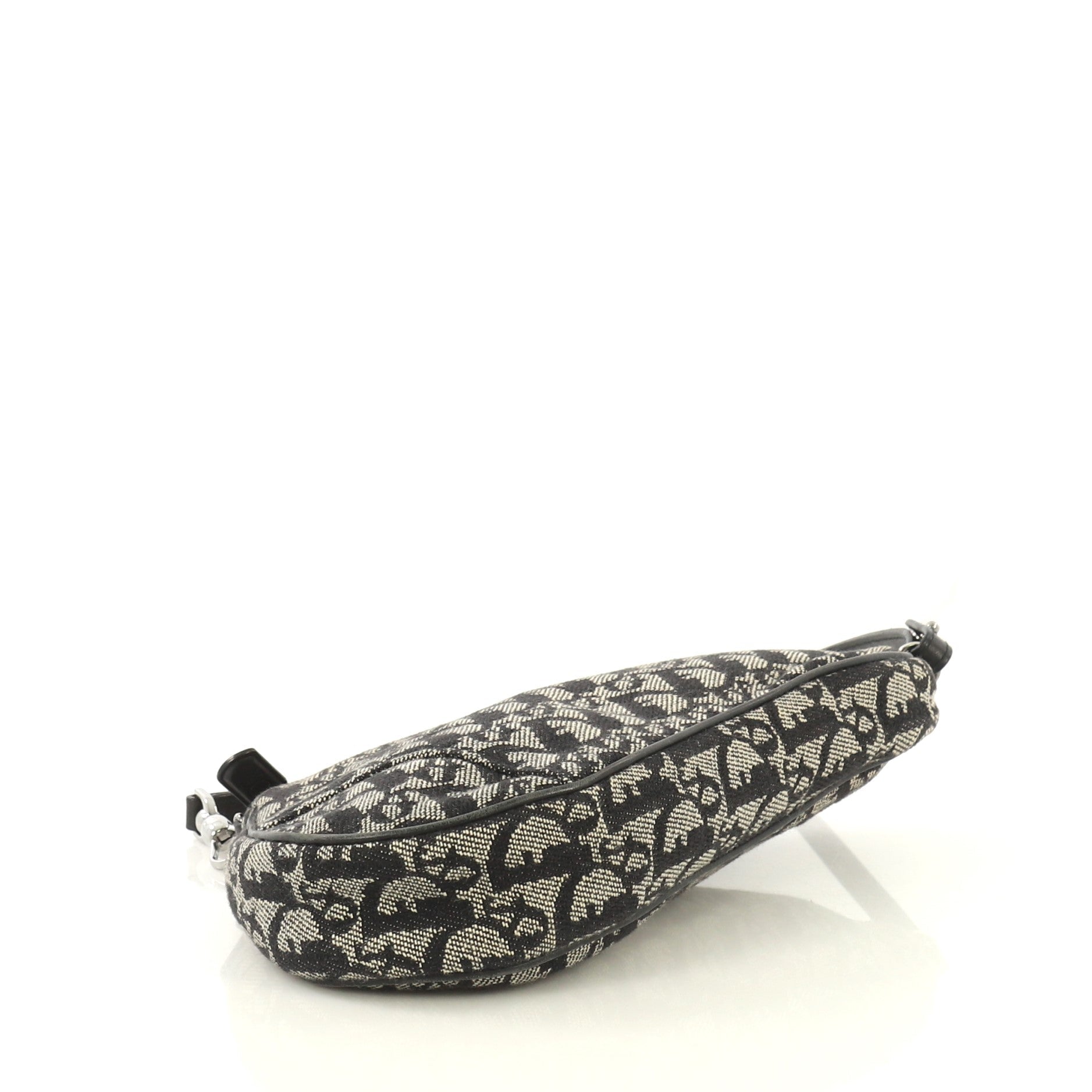 Vintage Saddle Bag Diorissimo Canvas Mini