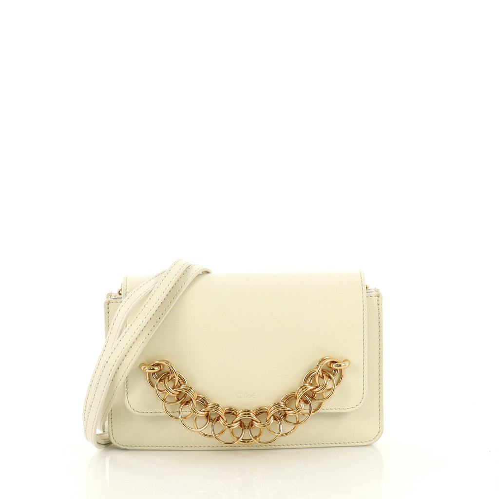 Drew Bijou Clutch Leather