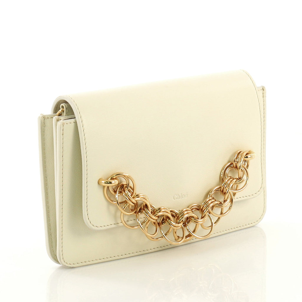 Drew Bijou Clutch Leather