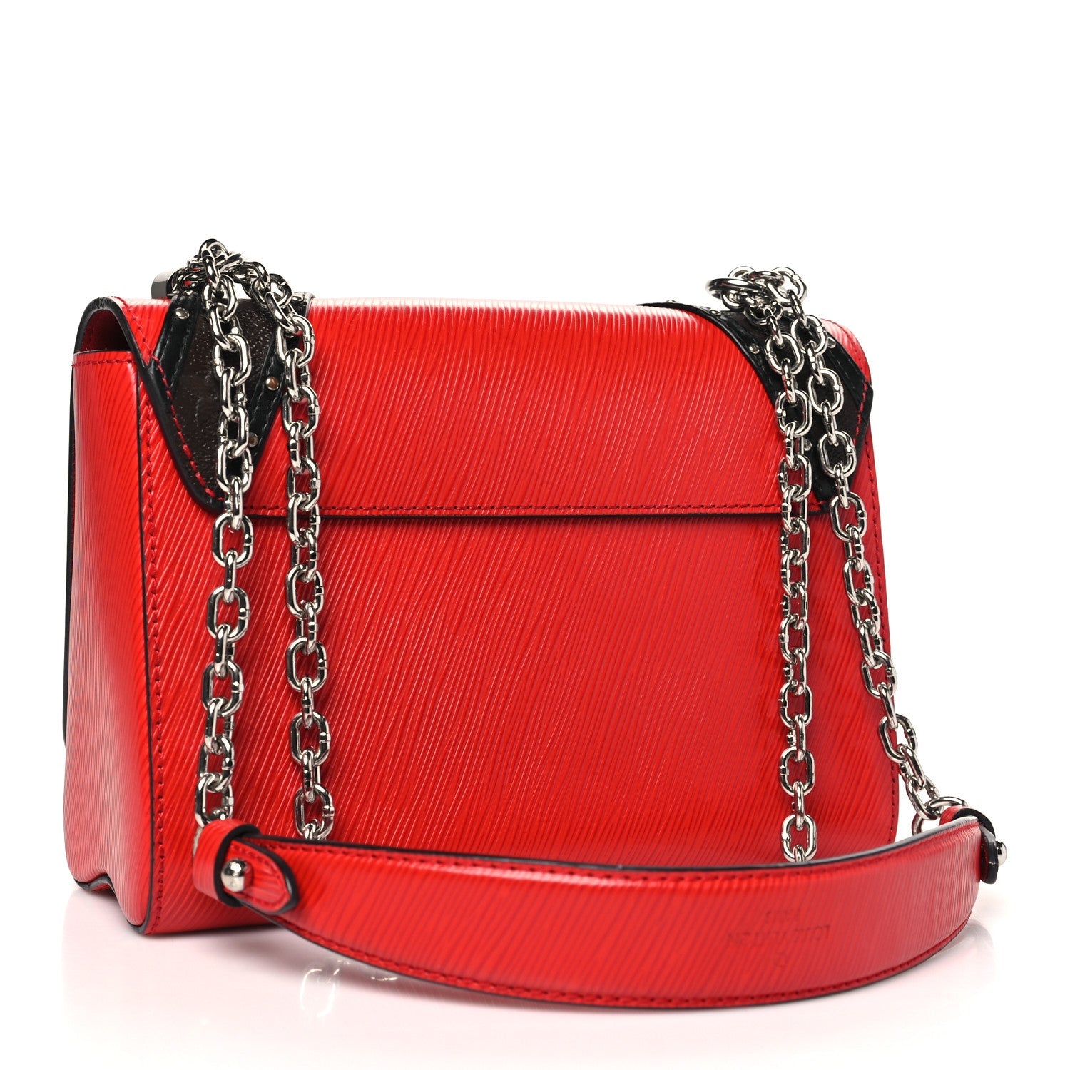 Epi Monogram Twist Shoulder Bag MM Coquelicot