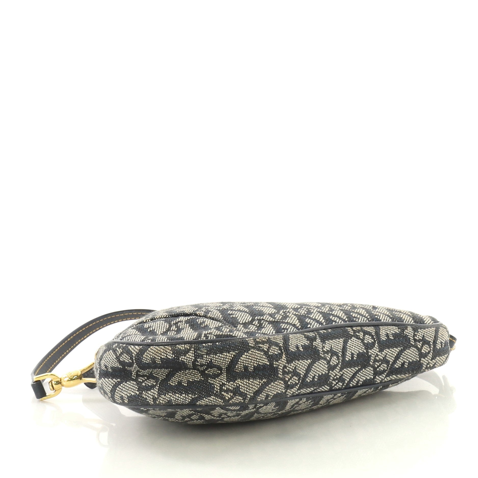 Vintage Saddle Bag Diorissimo Canvas Mini