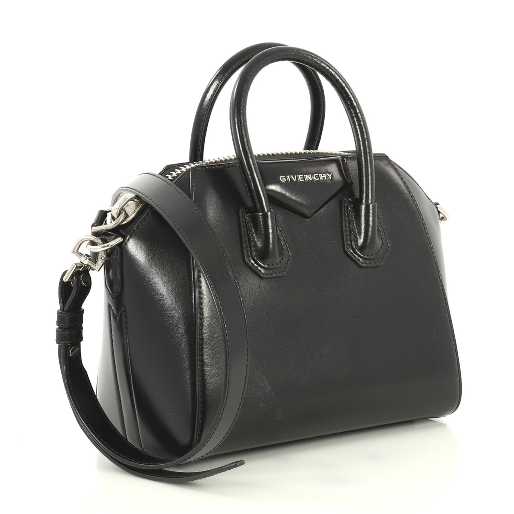 Antigona Bag Glazed Leather Mini