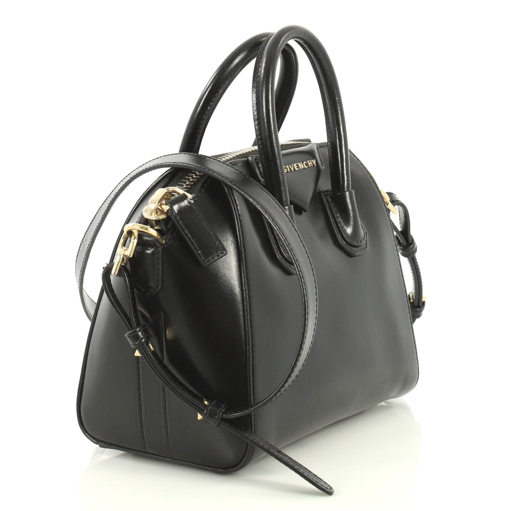 Antigona Bag Glazed Leather Mini