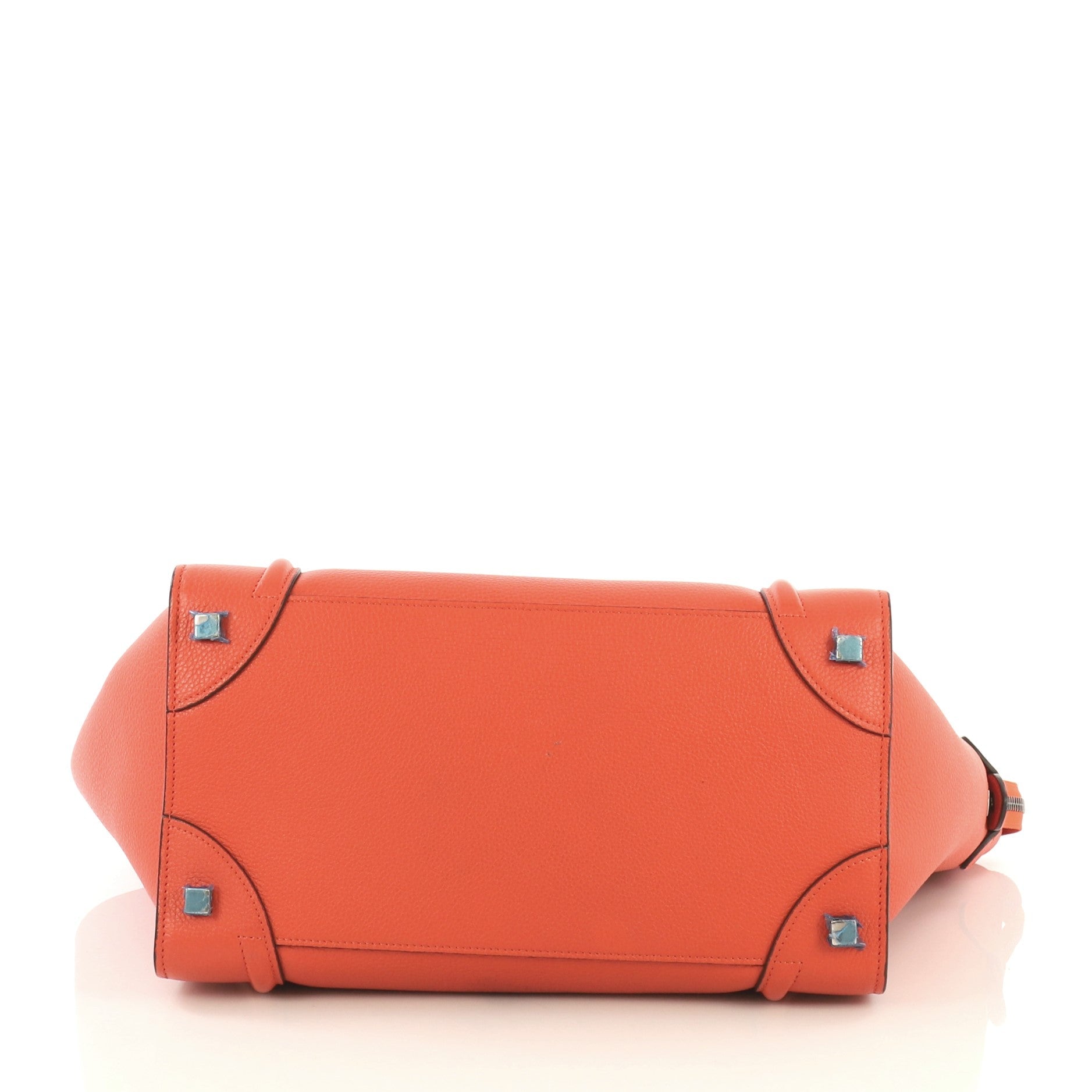 Luggage Handbag Grainy Leather Mini