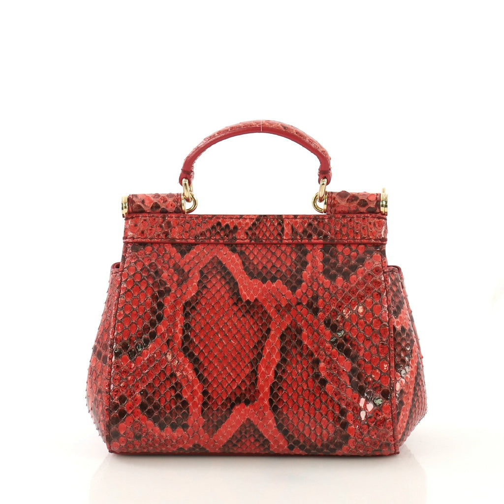 Miss Sicily Bag Python Mini