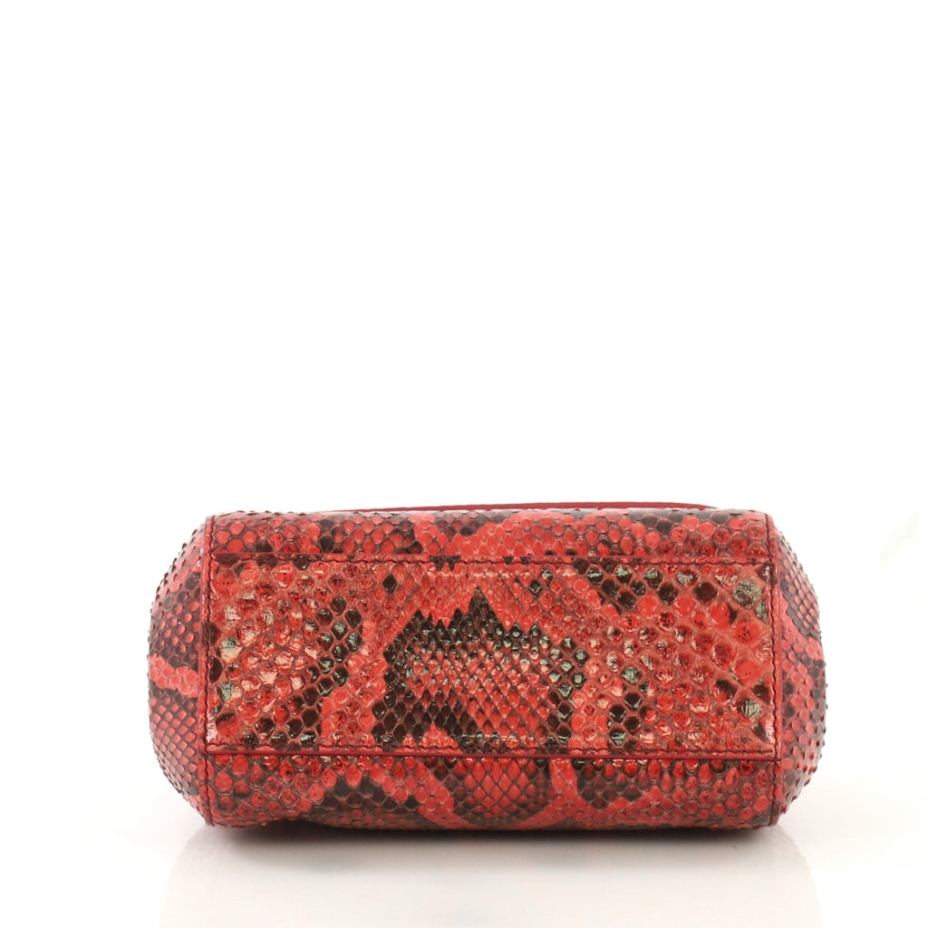 Miss Sicily Bag Python Mini