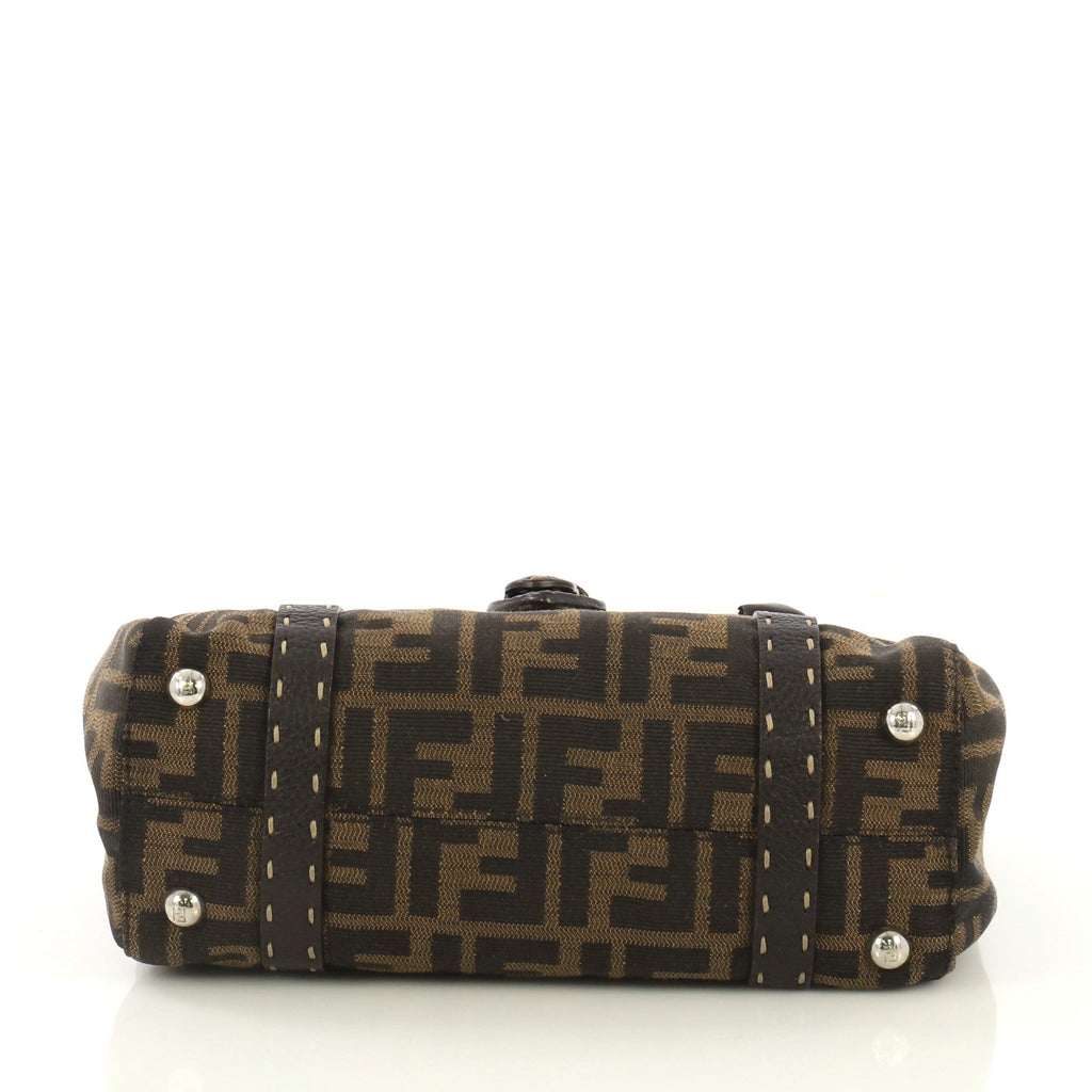 Selleria Linda Satchel Zucca Canvas with Leather Mini