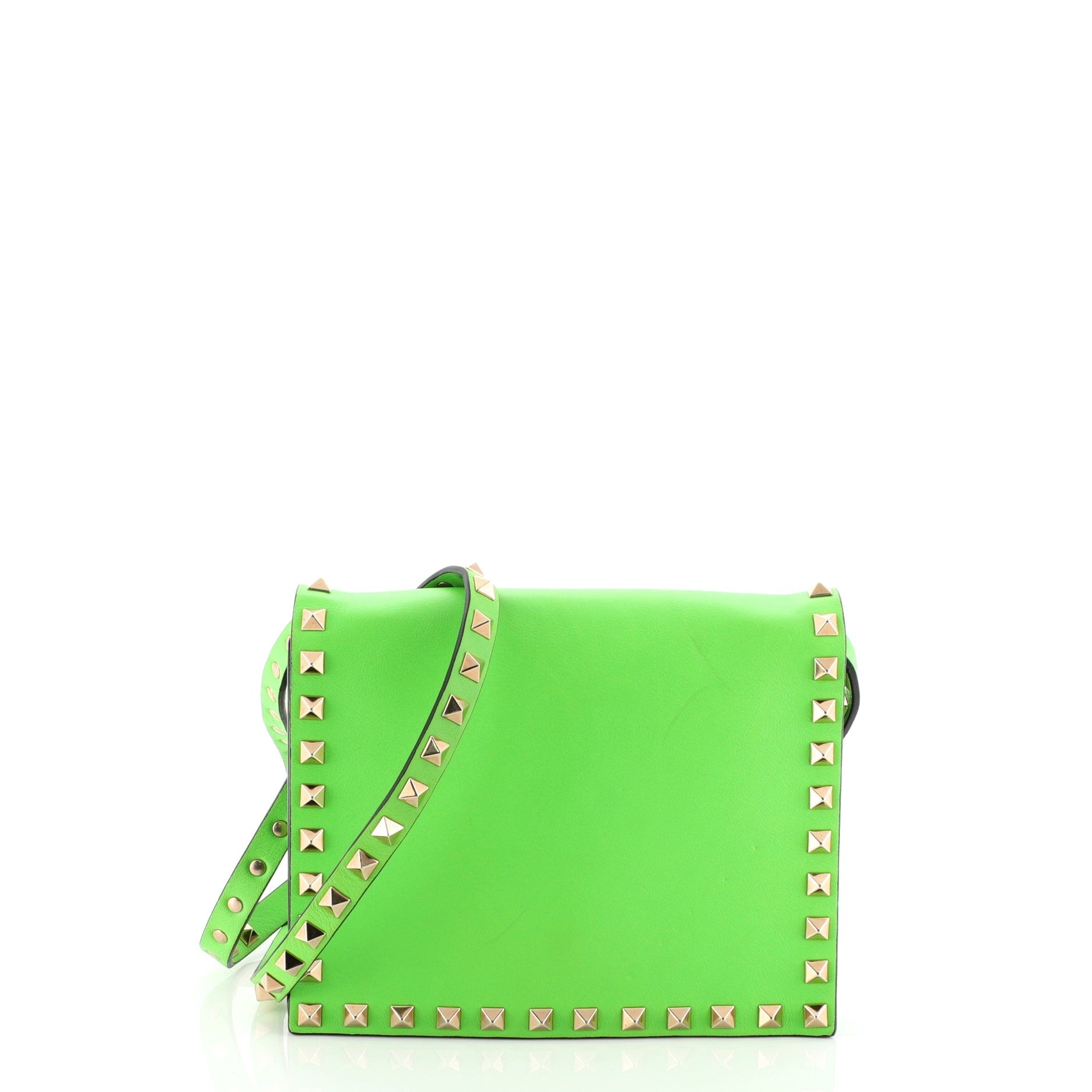 Rockstud Pouch Crossbody Bag Leather Mini