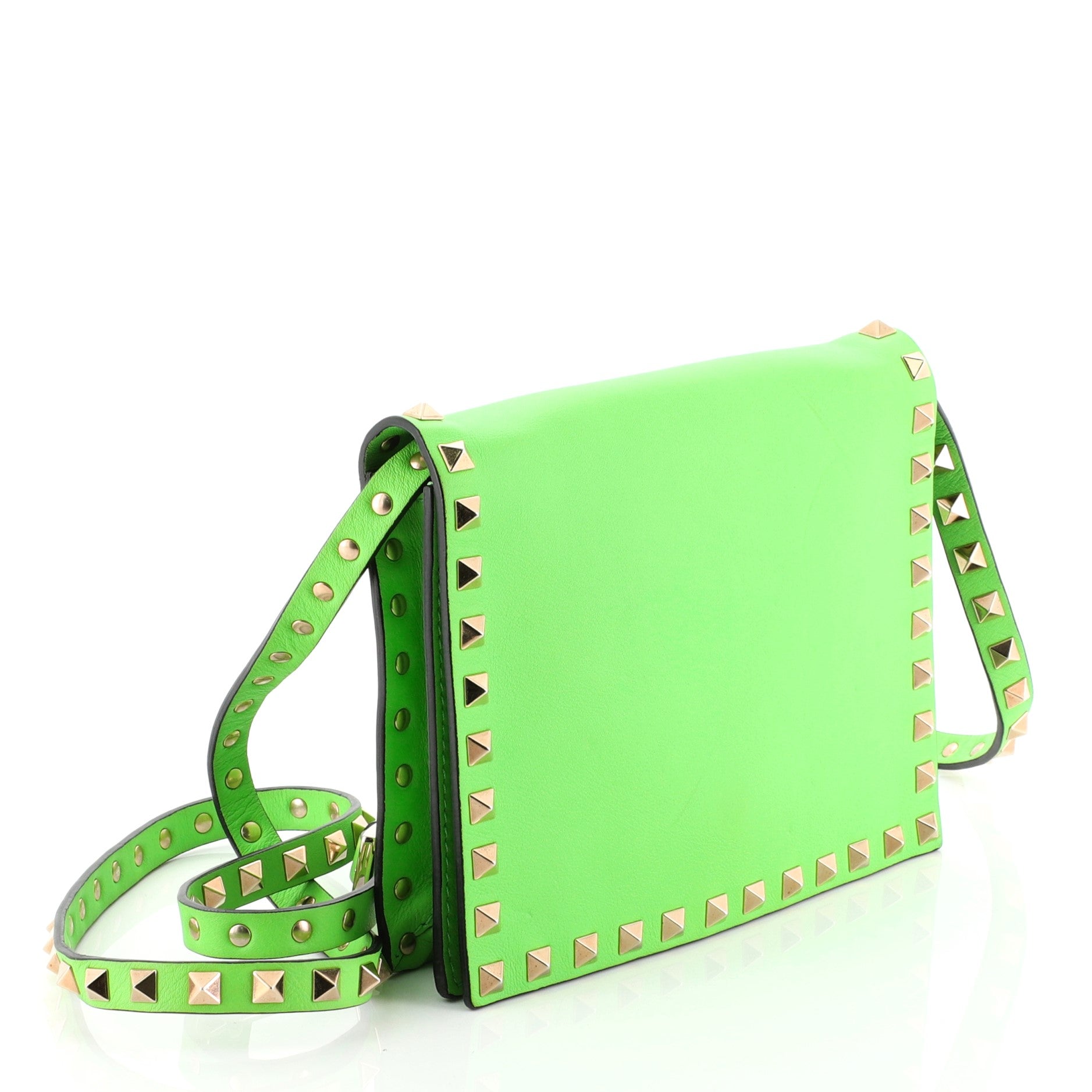 Rockstud Pouch Crossbody Bag Leather Mini