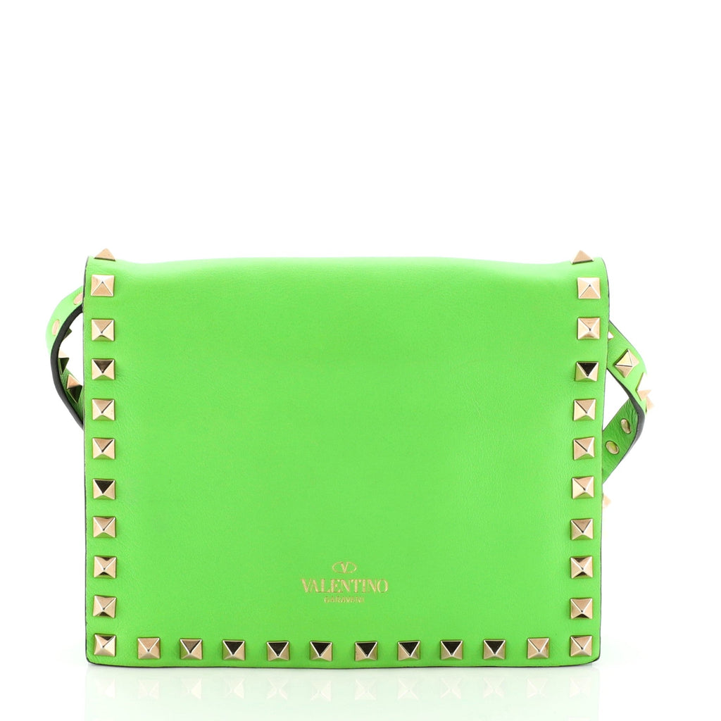 Rockstud Pouch Crossbody Bag Leather Mini