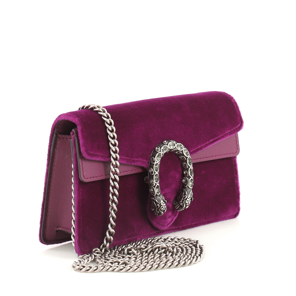Dionysus Bag Velvet Super Mini