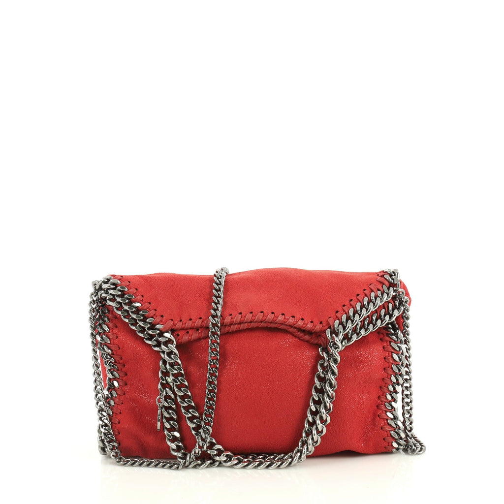 Falabella Fold Over Crossbody Bag Shaggy Deer Mini