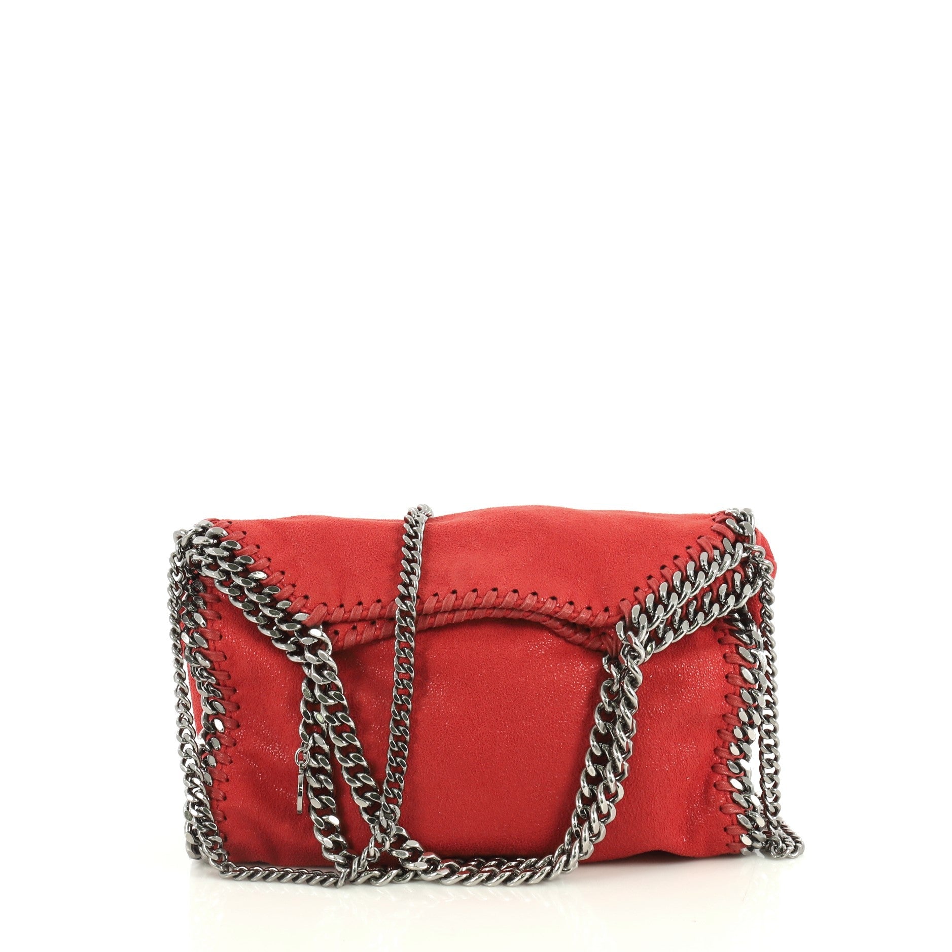 Falabella Fold Over Crossbody Bag Shaggy Deer Mini