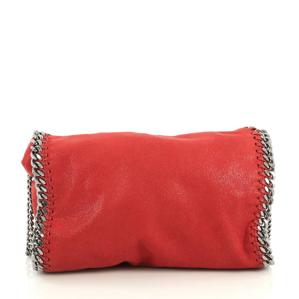 Falabella Fold Over Crossbody Bag Shaggy Deer Mini