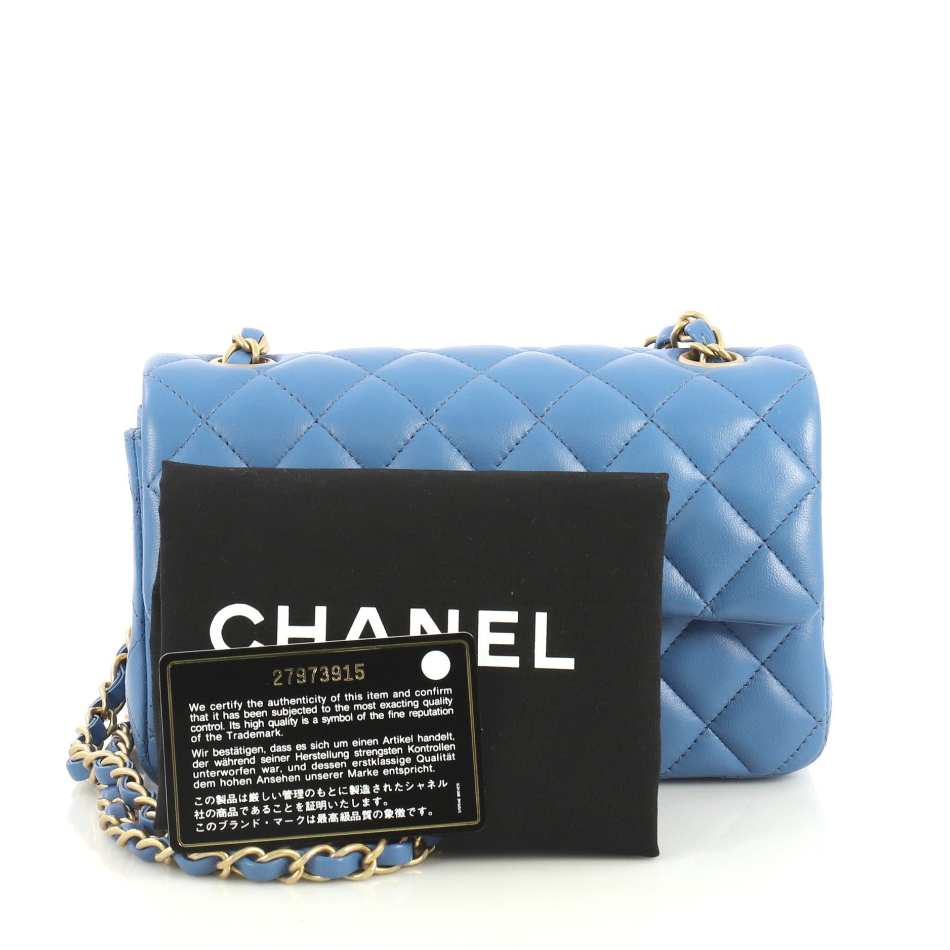Classic Single Flap Bag Quilted Lambskin Mini