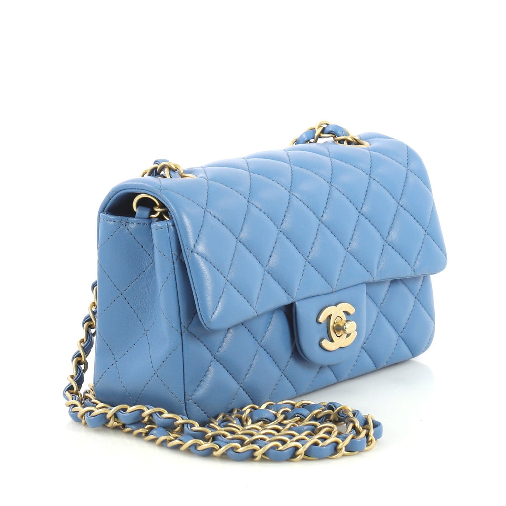 Classic Single Flap Bag Quilted Lambskin Mini