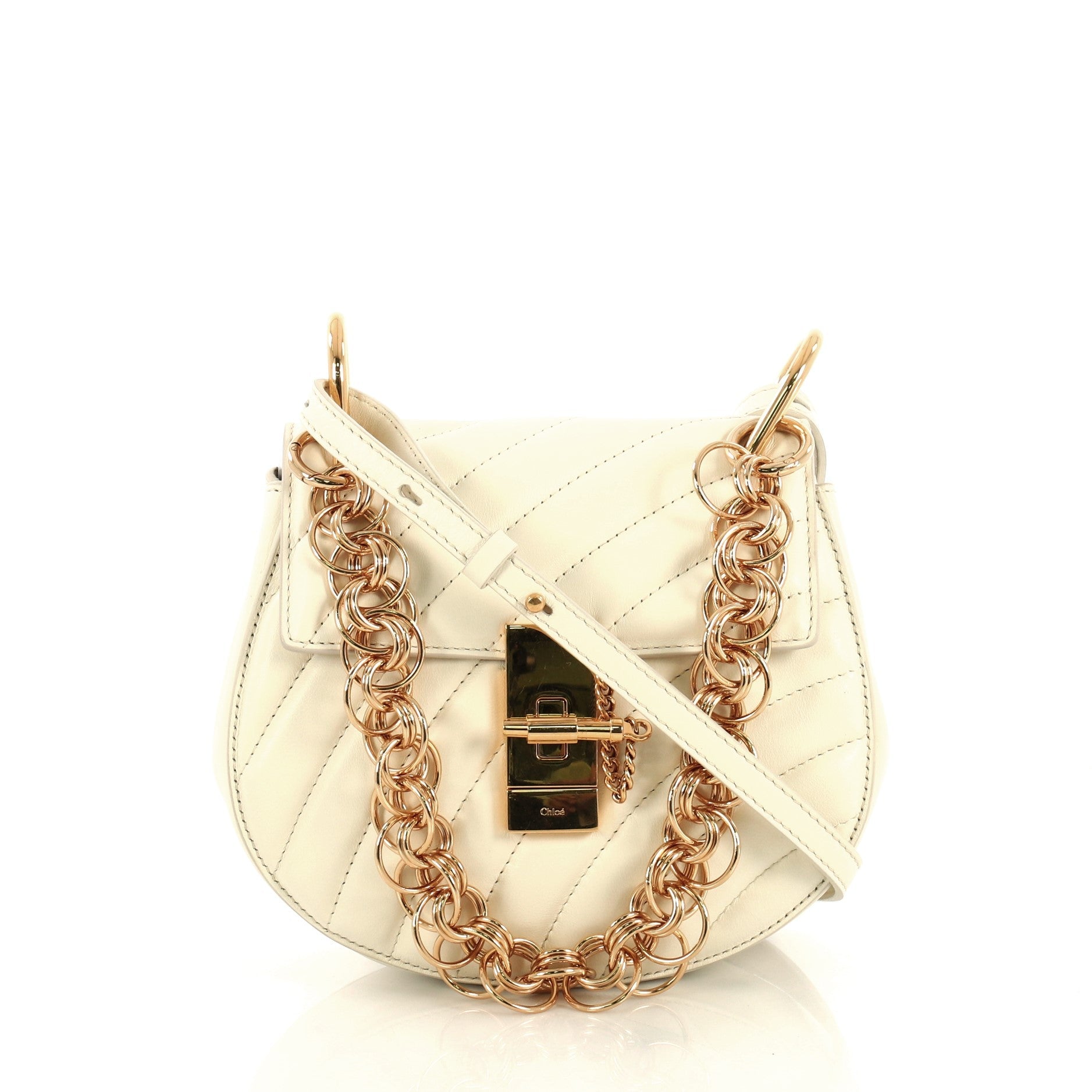 Drew Bijou Crossbody Bag Quilted Leather Mini