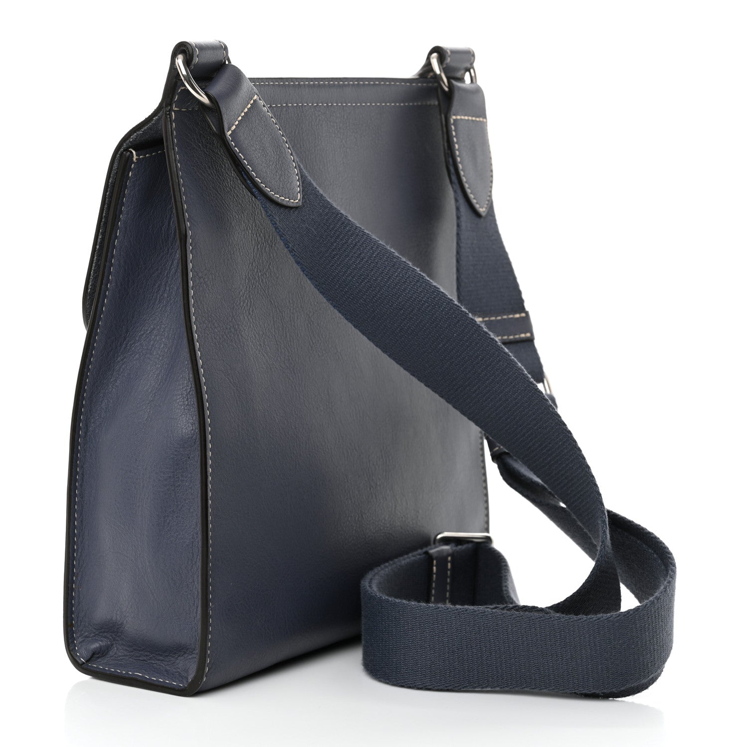 Grain Calfskin New Antony Messenger Crossbody Blue