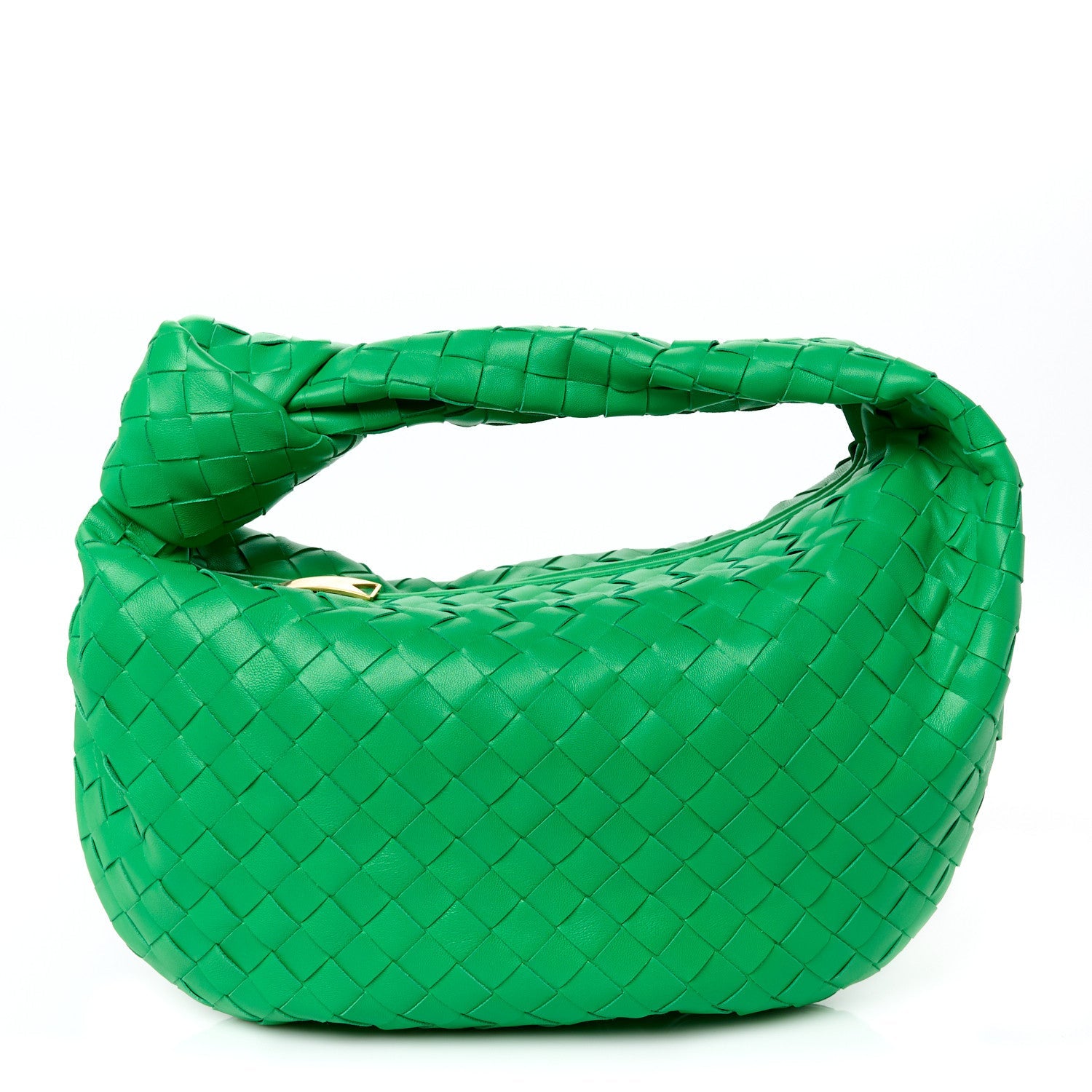 Nappa Intrecciato Teen Jodie Hobo Parakeet