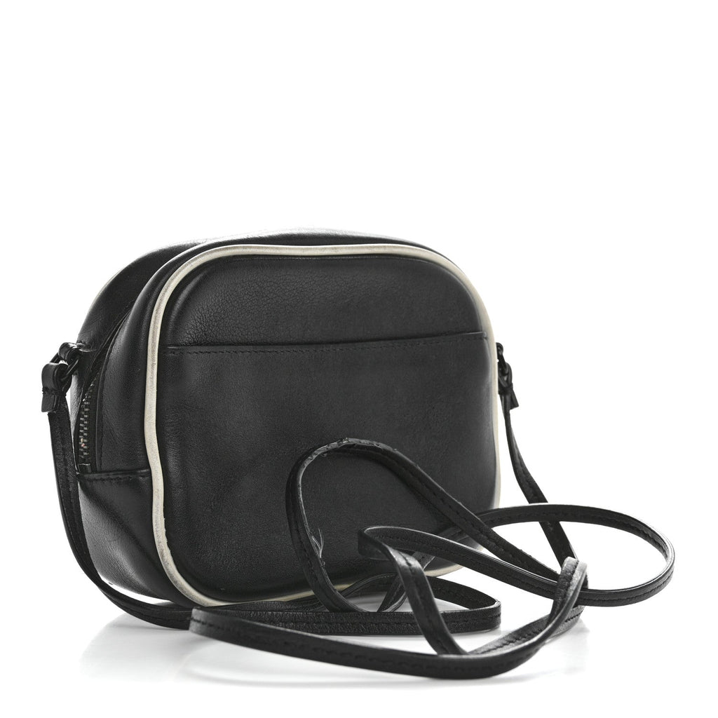 Nappa Monogram Blogger Bag Black White