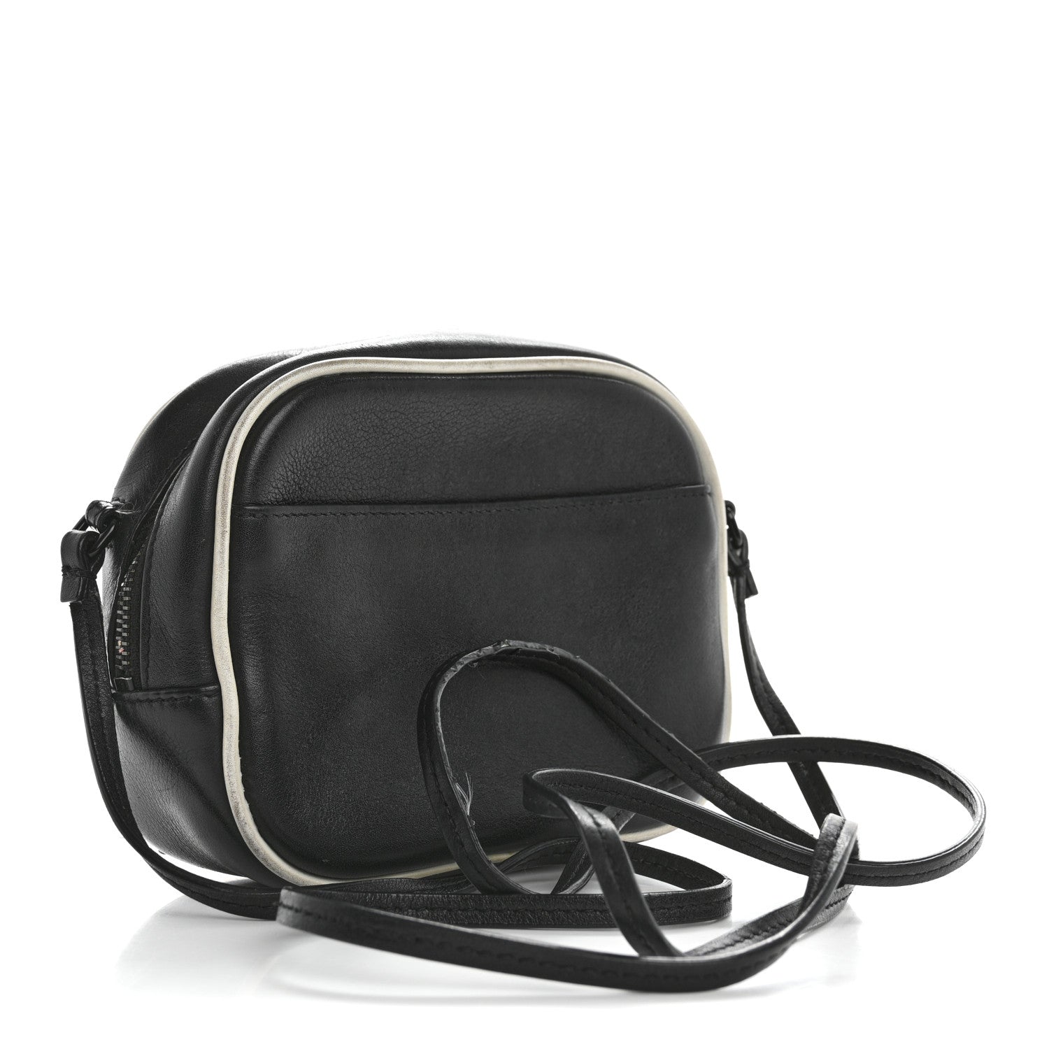 Nappa Monogram Blogger Bag Black White